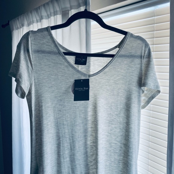 Olivia Rae Dresses & Skirts - Gray Tshirt Maxi Dress